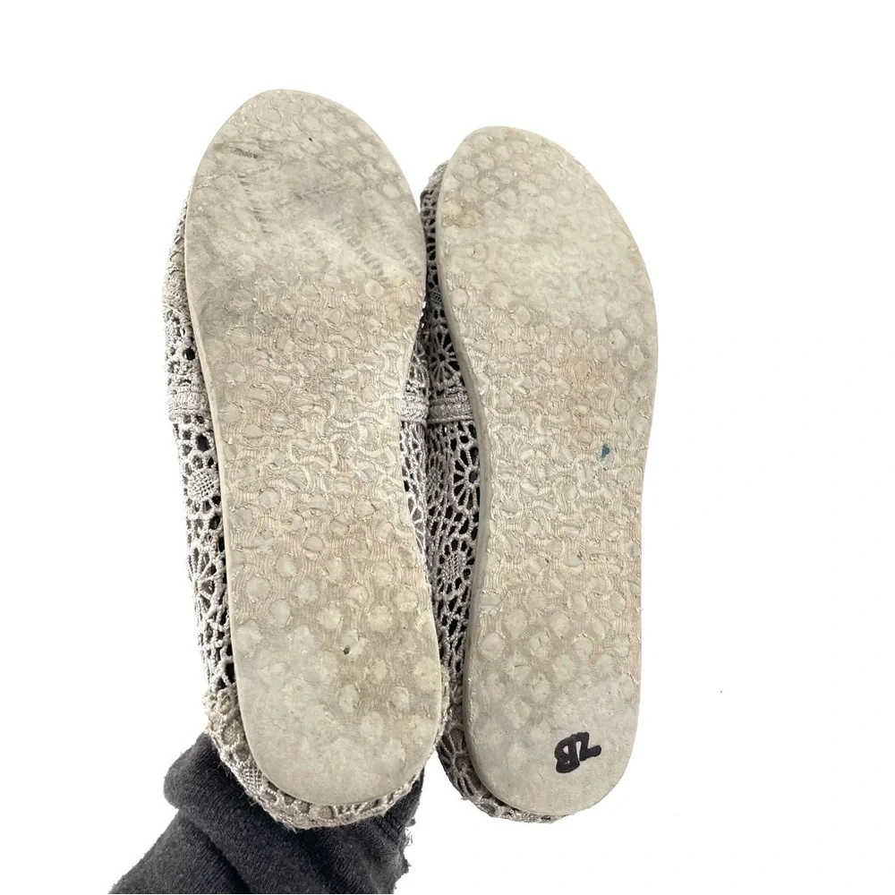 TOMS Alpargata 3.0 Moroccan Casual Femenine Crochet Slip On Flat Loafer Sneaker